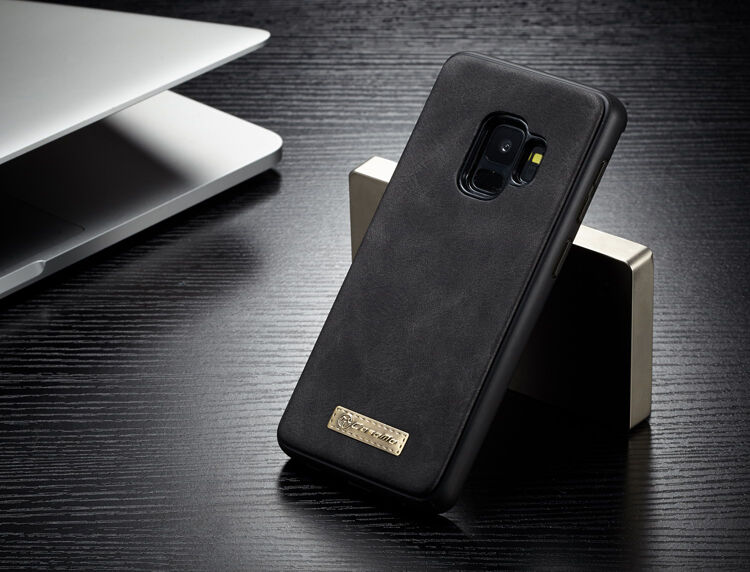 Caseme 2v1 peňaženkové puzdro pre Samsung Galaxy S9 - červené