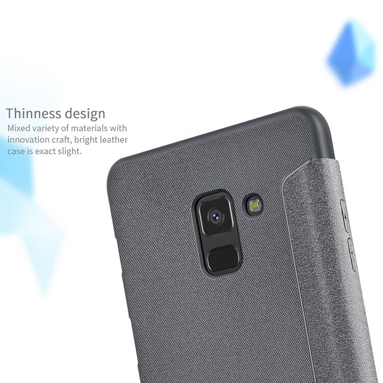 Nillkin Sparkle flipové puzdro pre Samsung Galaxy A8 Plus (2018) - zlaté