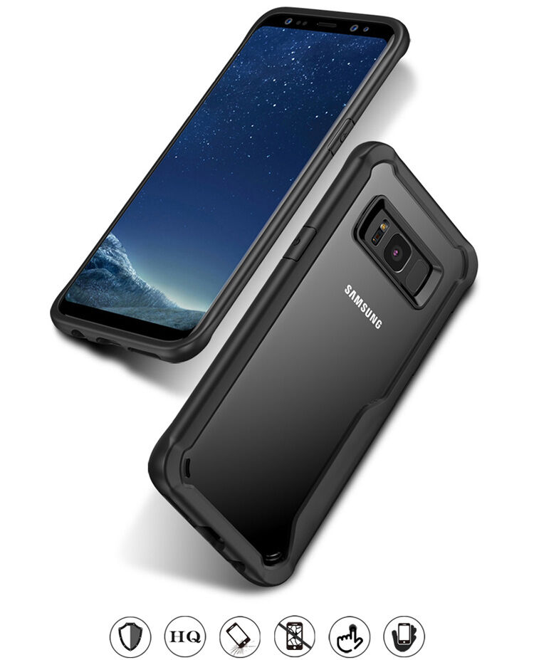 Nárazuvzdorný plastový kryt pre Samsung Galaxy S8 Plus - sivý