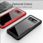 Nárazuvzdorný plastový kryt pre Samsung Galaxy S8 Plus - sivý