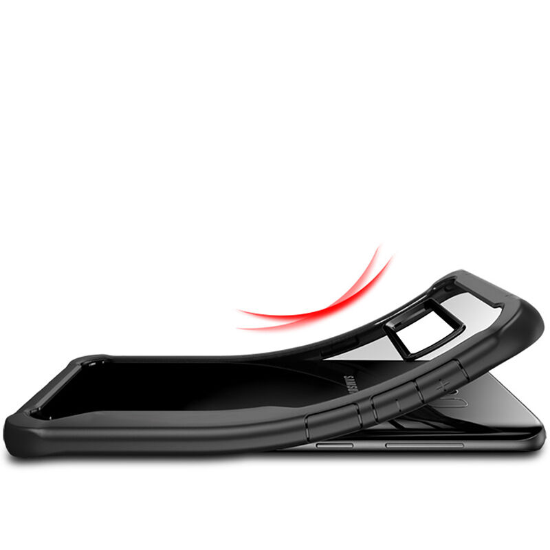 Nárazuvzdorný plastový kryt pre Samsung Galaxy S8 Plus - sivý