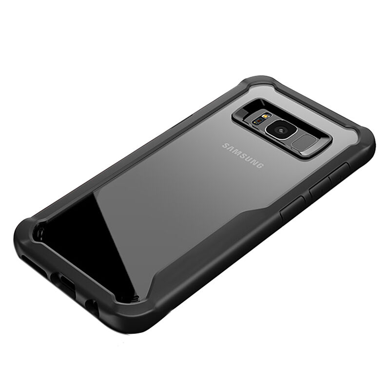 Nárazuvzdorný plastový kryt pre Samsung Galaxy S8 Plus - sivý