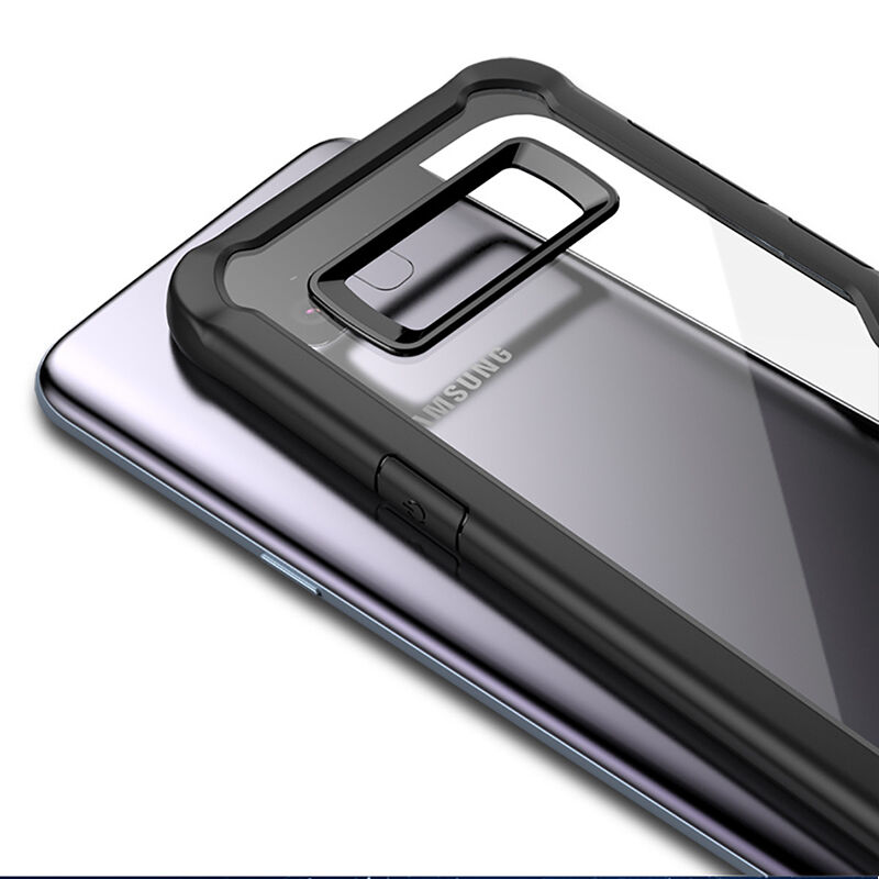 Nárazuvzdorný plastový kryt pre Samsung Galaxy S8 Plus - sivý