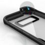 Nárazuvzdorný plastový kryt pre Samsung Galaxy S8 Plus - sivý