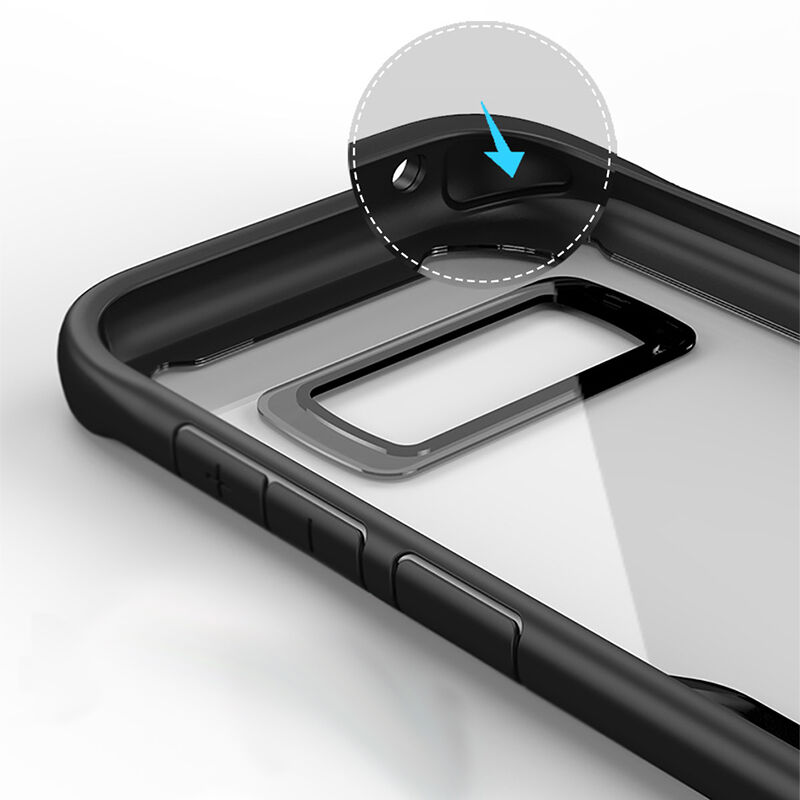 Nárazuvzdorný plastový kryt pre Samsung Galaxy S8 Plus - sivý