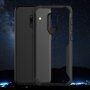 Nárazuvzdorný plastový kryt pre Samsung Galaxy A8 Plus (2018) - červený