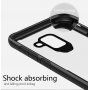 Nárazuvzdorný plastový kryt pre Samsung Galaxy A8 Plus (2018) - červený