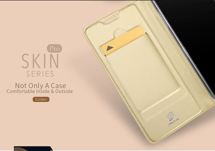 Dux Ducis Skin Pro flipové puzdro pre Samsung Galaxy A8 Plus (2018) - sivé