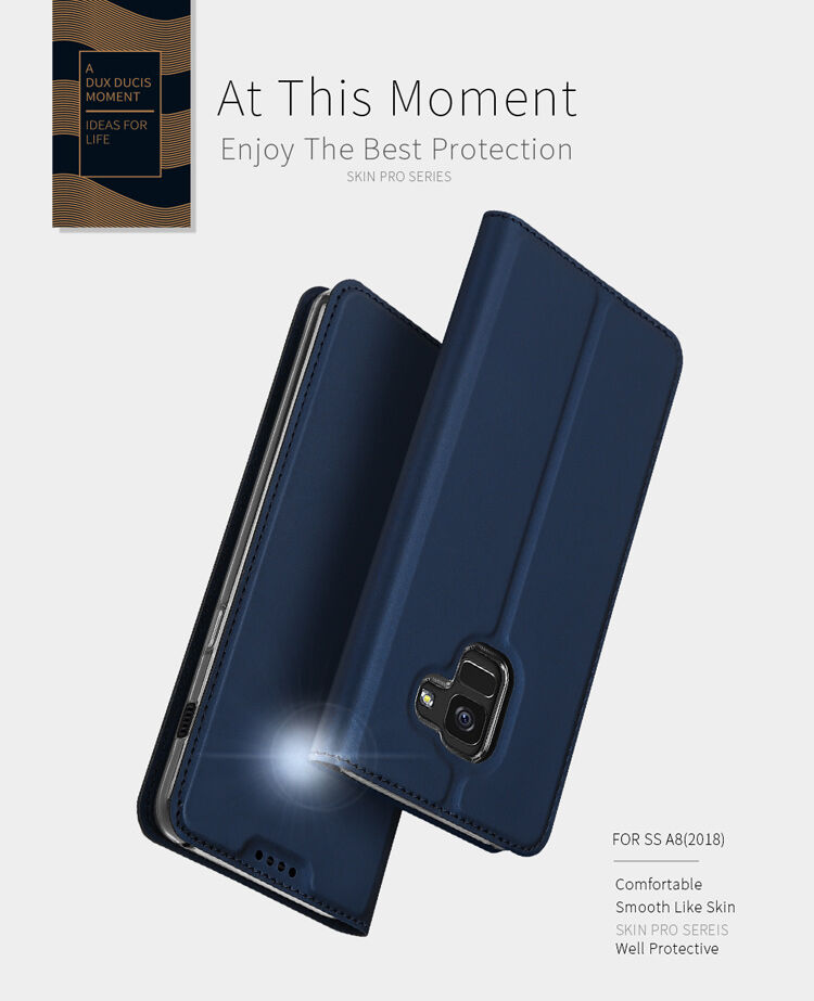 Dux Ducis Skin Pro flipové puzdro pre Samsung Galaxy A8 (2018) - zlaté