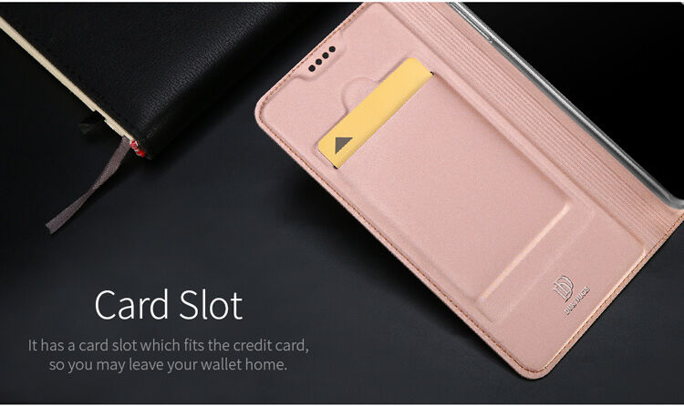 Dux Ducis Skin Pro flipové puzdro pre Samsung Galaxy A8 (2018) - zlaté