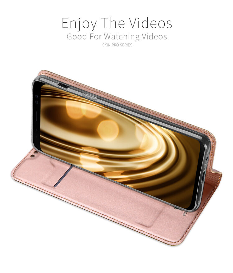Dux Ducis Skin Pro flipové puzdro pre Samsung Galaxy A8 (2018) - zlaté