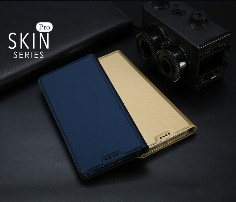Dux Ducis Skin Pro flipové puzdro pre Samsung Galaxy A8 (2018) - zlaté