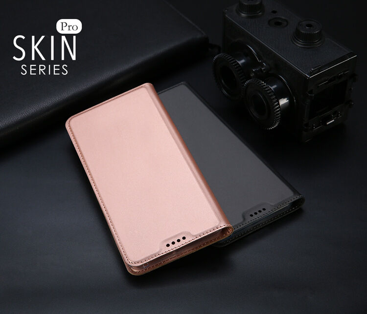 Dux Ducis Skin Pro flipové puzdro pre Samsung Galaxy A8 (2018) - zlaté