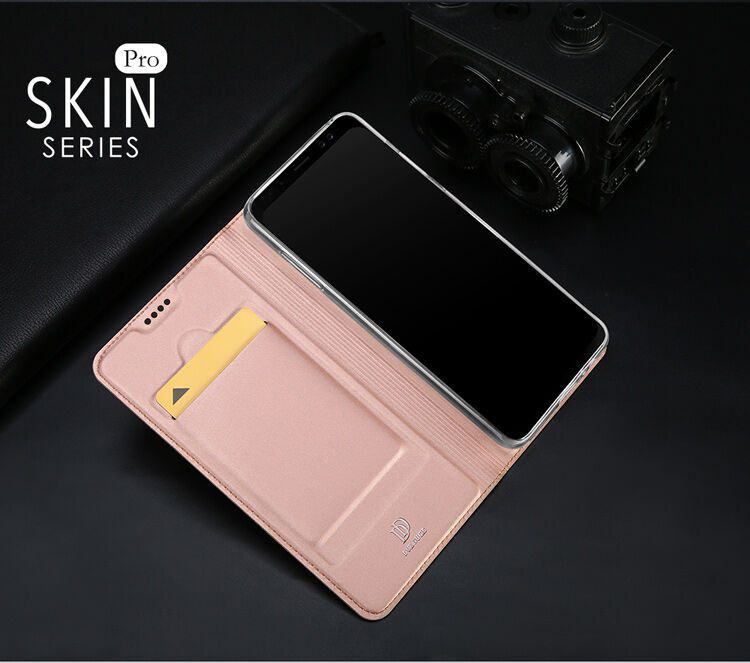 Dux Ducis Skin Pro flipové puzdro pre Samsung Galaxy A8 (2018) - zlaté