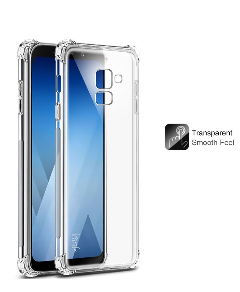 Imak Silky plastový kryt pre Samsung Galaxy A8 (2018) - transparentný