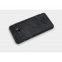 Nillkin Qin Kožené flipové puzdro pre Samsung Galaxy A8 Plus (2018) - čierne