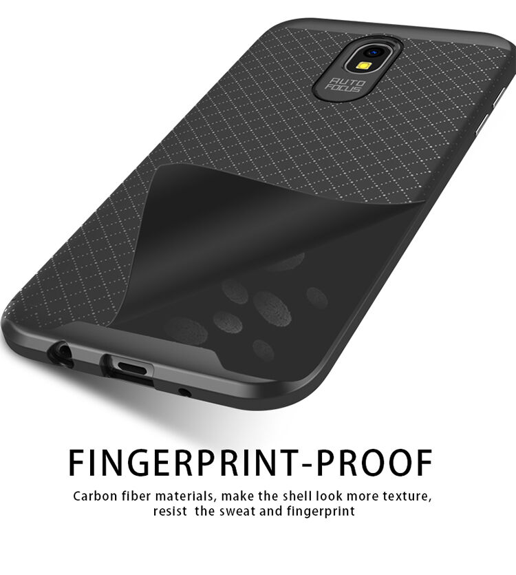 Ipaky plastový kryt s rámčekom pre Samsung Galaxy J5 (2017) - čiernostrieborný