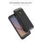 Ipaky plastový kryt s rámčekom pre Samsung Galaxy J5 (2017) - čiernosivý