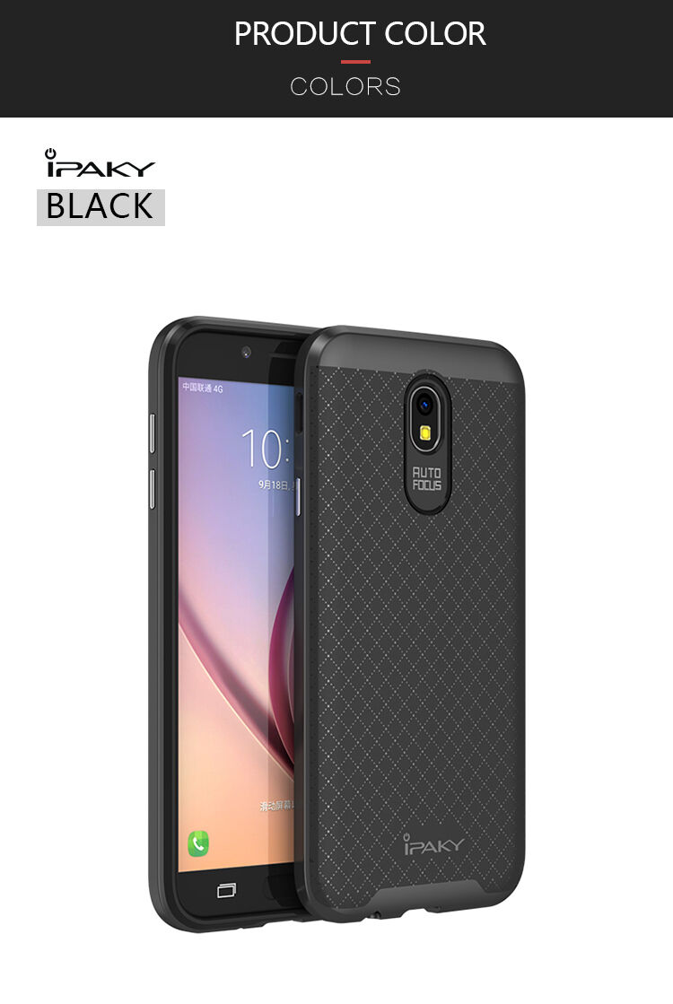 Ipaky plastový kryt s rámčekom pre Samsung Galaxy J5 (2017) - čiernosivý