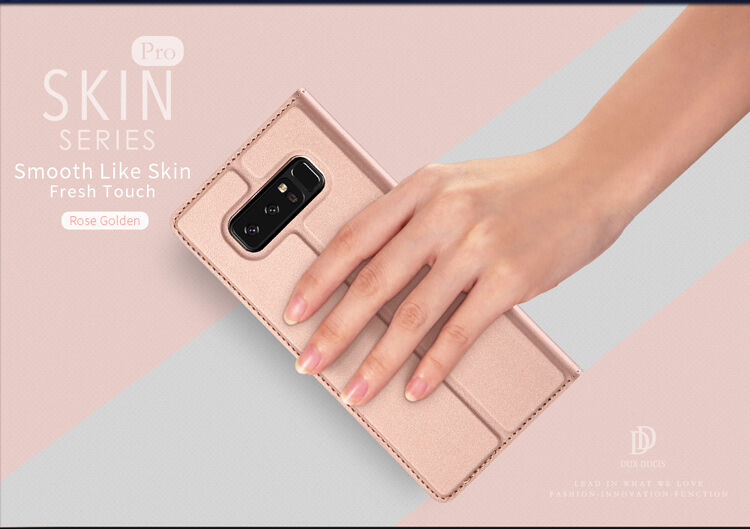 Dux Ducis Skin Pro flipové puzdro pre Samsung Galaxy Note 8 - tmavomodré