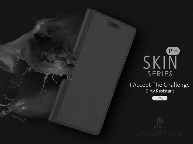 Dux Ducis Skin Pro flipové puzdro pre Samsung Galaxy Note 8 - tmavomodré