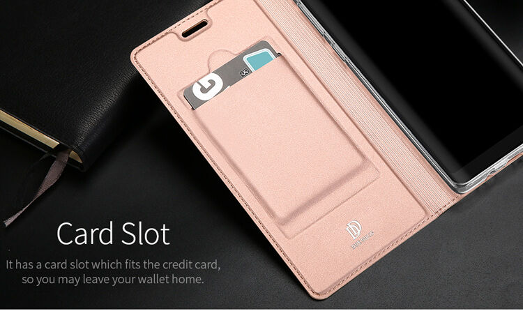 Dux Ducis Skin Pro flipové puzdro pre Samsung Galaxy Note 8 - tmavomodré