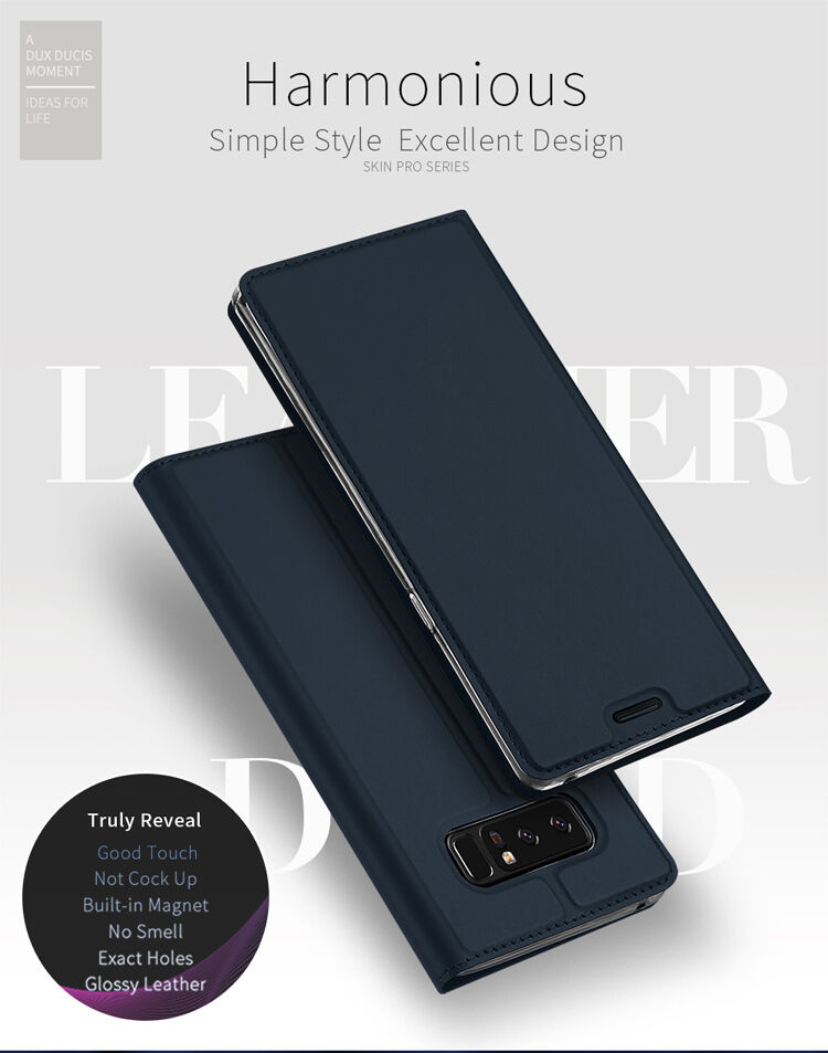 Dux Ducis Skin Pro flipové puzdro pre Samsung Galaxy Note 8 - sivé