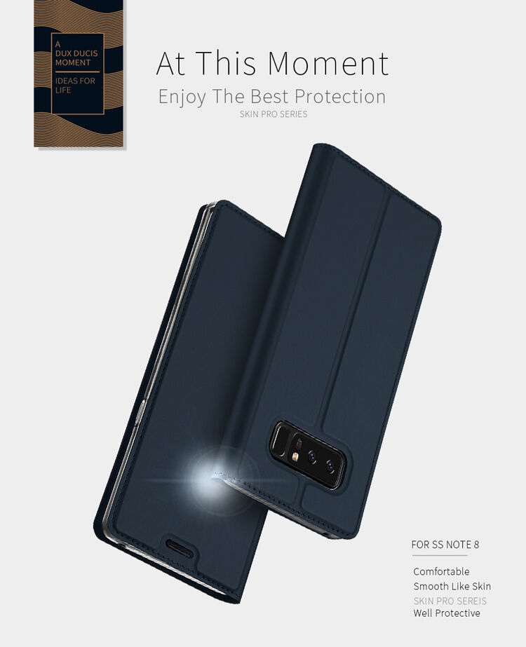 Dux Ducis Skin Pro flipové puzdro pre Samsung Galaxy Note 8 - sivé