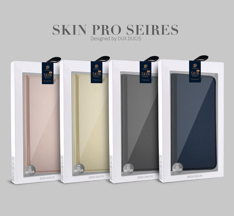 Dux Ducis Skin Pro flipové puzdro pre Samsung Galaxy Note 8 - sivé