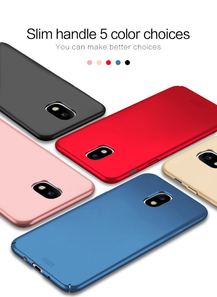 Mofi Plastový kryt pre Samsung Galaxy J7 (2017) - zlatý