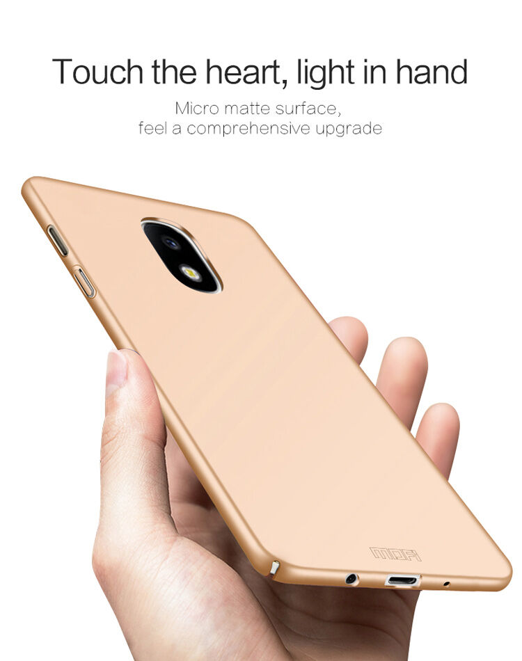 Mofi Plastový kryt pre Samsung Galaxy J7 (2017) - zlatý