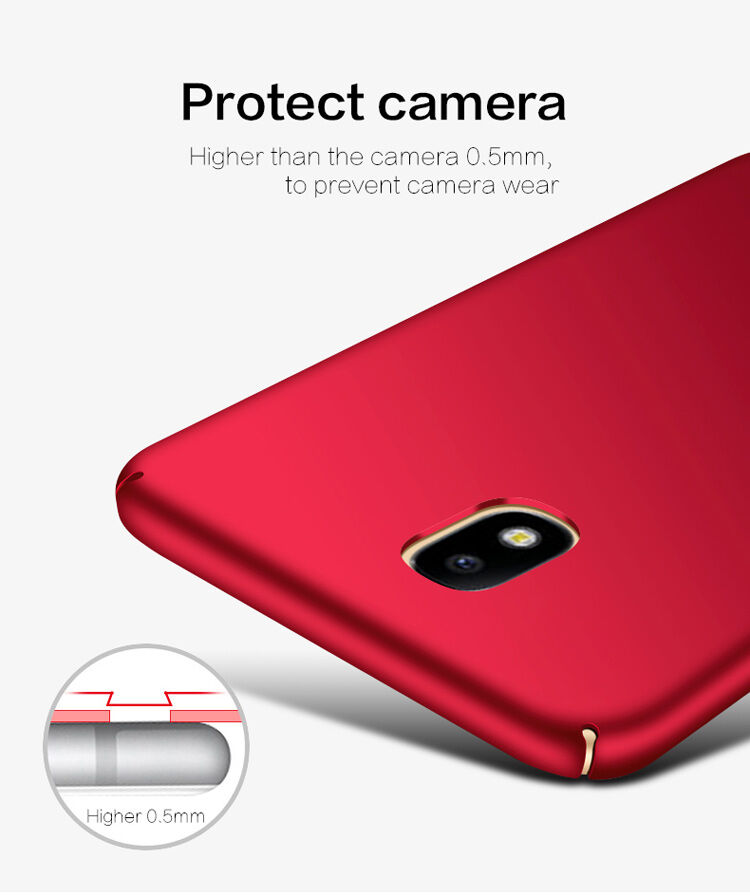 Mofi Plastový kryt pre Samsung Galaxy J7 (2017) - zlatoružový