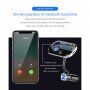 Bluetooth FM transmitter do auta s dvoma USB nabíjacími portami a farebným podsvietením - čierny