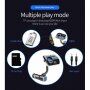 Bluetooth FM transmitter do auta s dvoma USB nabíjacími portami a farebným podsvietením - čierny