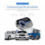 Bluetooth FM transmitter do auta s dvoma USB nabíjacími portami a farebným podsvietením - čierny