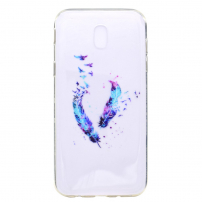 Plastový kryt perie pre Samsung Galaxy J5 (2017) - transparentný