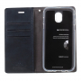 Goospery Blue Moon flipové puzdro pre Samsung Galaxy J5 (2017) - tmavomodré