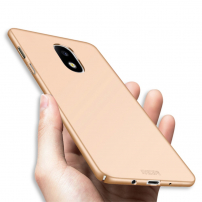 Mofi Plastový kryt pre Samsung Galaxy J7 (2017) - zlatý