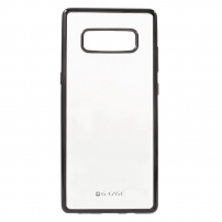 G-Case číry kryt s rámčekom pre Samsung Galaxy Note 8 - čierny