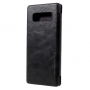 G-Case kožené flipové puzdro pre Samsung Galaxy Note 8 - čierne