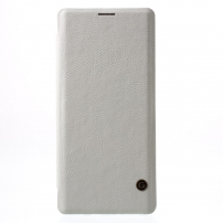 G-Case kožené flipové puzdro pre Samsung Galaxy Note 8 - biele
