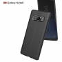Litchi kožený kryt pre Samsung Galaxy Note 8 - čierny