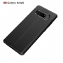 Litchi kožený kryt pre Samsung Galaxy Note 8 - čierny