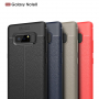Litchi kožený kryt pre Samsung Galaxy Note 8 - čierny
