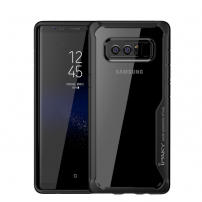 Ipaky plastový kryt s rámčekom pre Samsung Galaxy Note 8 - čierny