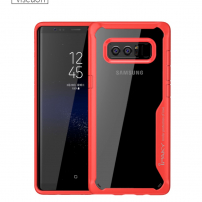 Ipaky plastový kryt s rámčekom pre Samsung Galaxy Note 8 - červený