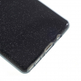 Plastový trblietavý kryt 3v1 pre Samsung Galaxy Note 8 - čierny