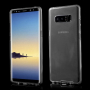 Plastový kryt na celý povrch pre Samsung Galaxy Note 8 - transparentný