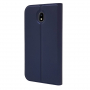 Flipové kožené puzdro pre Samsung Galaxy J7 (2017) - tmavomodré