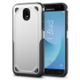 Odolný protišmykový kryt pre Samsung Galaxy J7 (2017) - strieborný